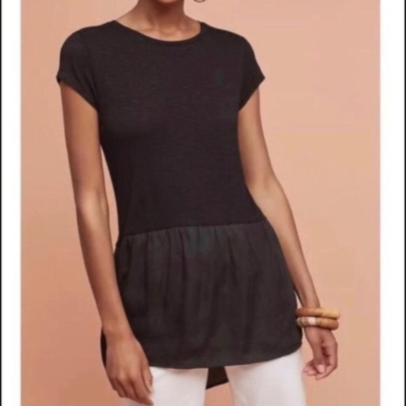Anthropologie Tops - Anthropologie Dolan Peplum tunic tee